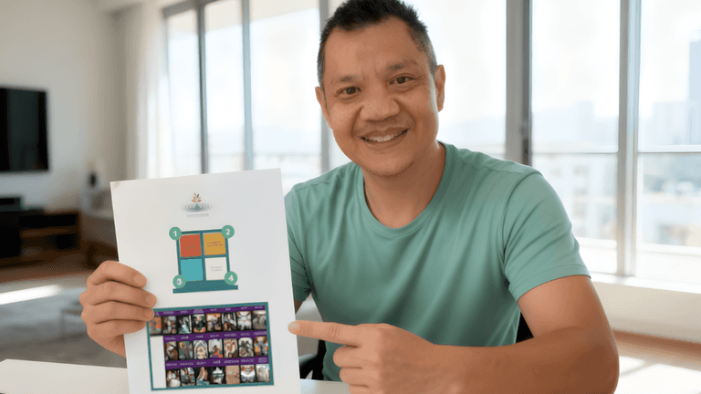 "Andrew Low showcasing Neurowisdom™ Transformation Blueprint, a coaching program empowering professionals to build fulfilling careers without burnout."