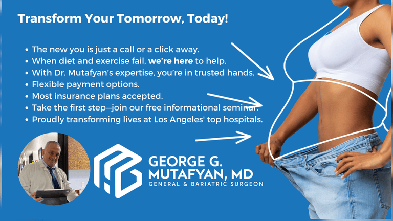 Dr. George Mutafyan Offers Personalized Weight Loss Journey With Expertise in Bariatric Surgery