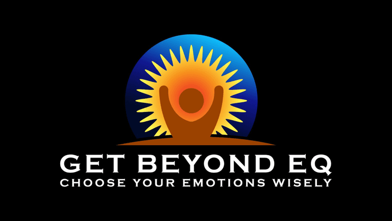 Logo for Dr. Drew Gold’s "Get Beyond EQ," promoting emotional mastery and transformation.