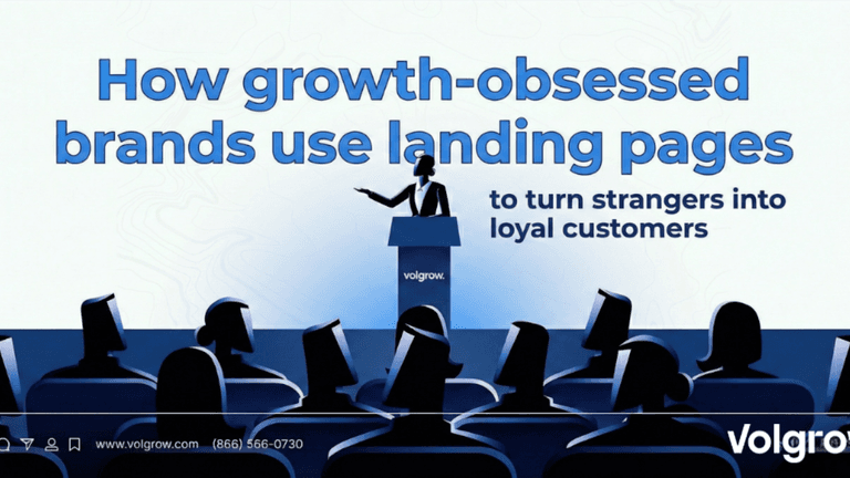 Volgrow's strategy: turning strangers into loyal customers with neuroscience-driven landing page design.