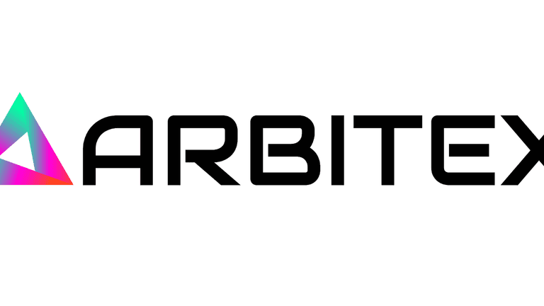Arbitex logo featuring a colorful geometric triangle symbolizing innovation, passive income, and secure USDT staking in the crypto space.