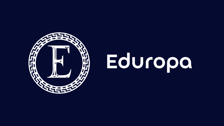 Logo of Eduropa OÜ, a European migration consultancy led by Cristian Lopez, offering student and professional services.