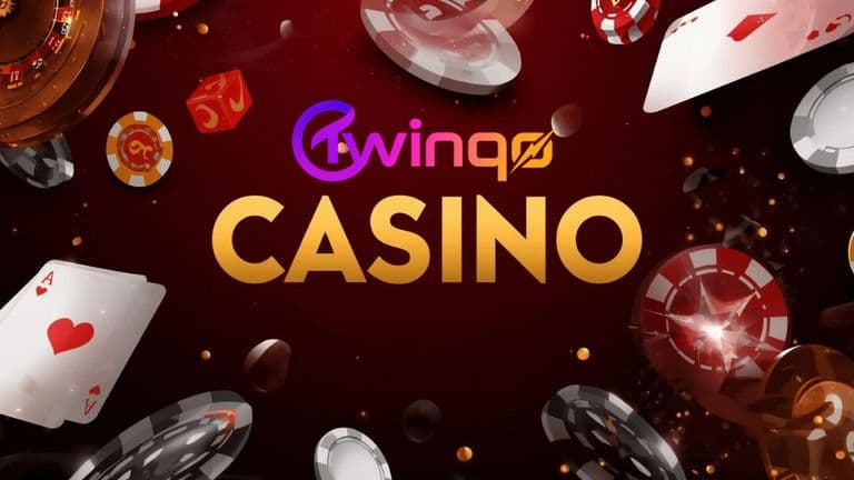 Image of a digital casino platform featuring chips, playing cards, and a roulette wheel, representing an online gaming environment.