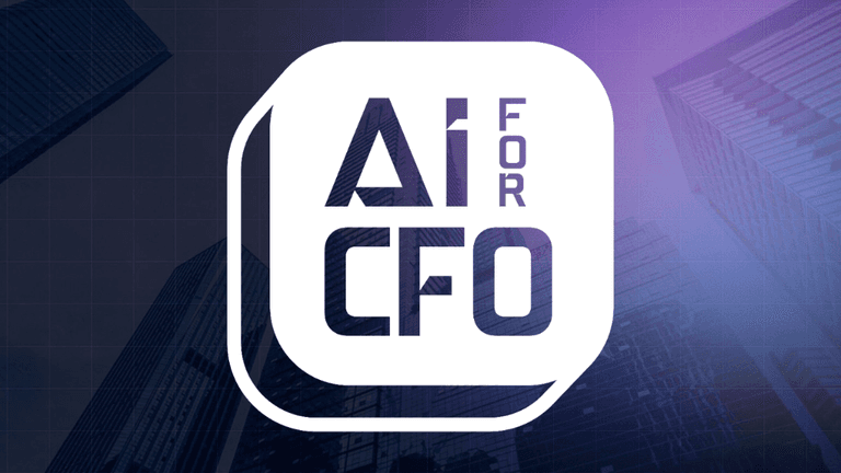 Logo for AIforCFO.com, helping finance executives leverage AI for strategic decision-making and operational mastery.