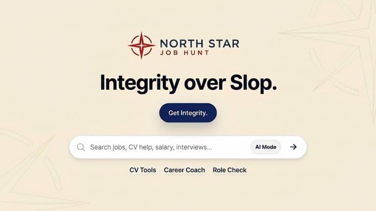 North Star Job Hunt dashboard showing AI-powered career tools, application tracking, and candidate workflow management platform.