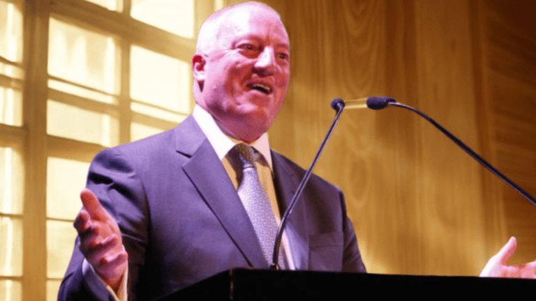 Steven J. Wakefield presenting at an event, sharing insights on transforming leadership theory into actionable, real-world experience.