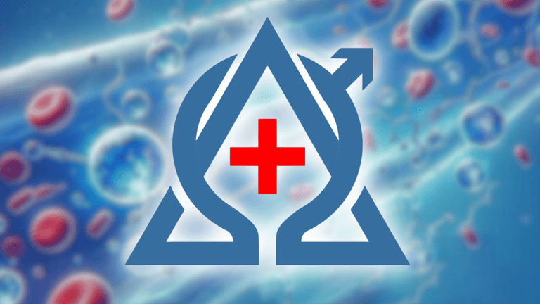 AlphaMD logo symbolizing personalized telemedicine for hormone replacement therapy, featuring a healthcare focus for both men and women.