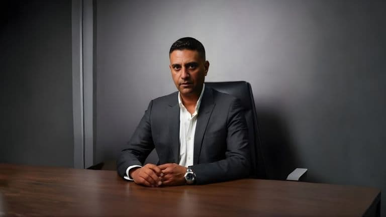 Mohamed El Mahdy, CEO of El Homes Development, exudes professionalism while leading sustainable luxury real estate innovations.