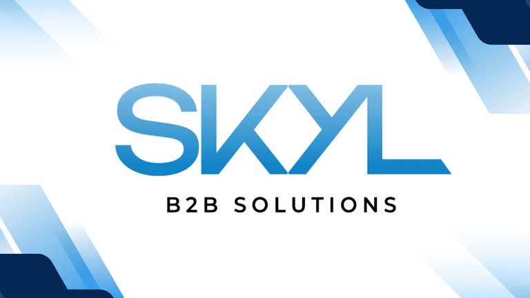 SKYL B2B logo representing tailored solutions for clothing brands, offering transparency, scalability, and expert support to business owners.
