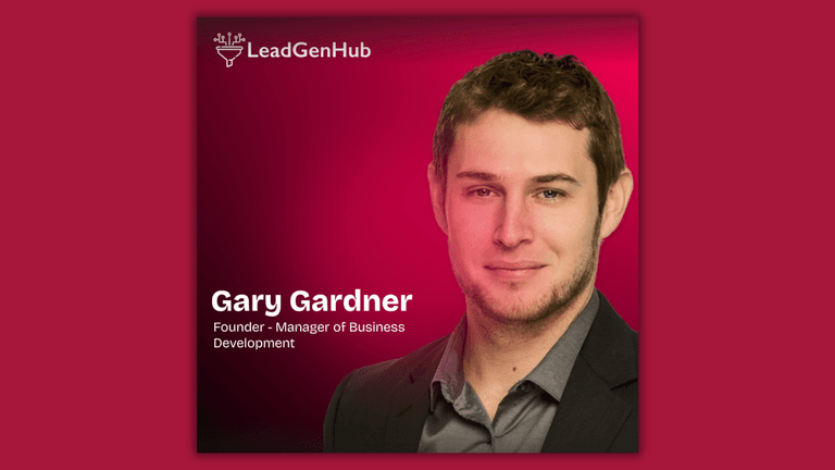 "Gary Gardner, founder of Lead Generation Hubs, leading business development with a focus on strategic, data-driven sales and results."
