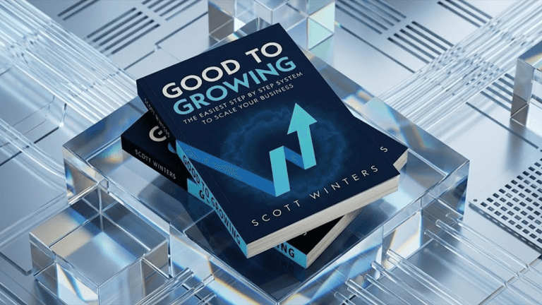 Entrepreneur Scott Winters leading business scaling framework, presenting structured operating system, data-driven strategy, and sustainable growth model for small business owners.