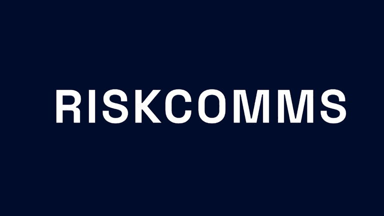 RiskComms team demonstrating polycrisis readiness tool, highlighting organizational communication assessment, gap analysis, and global crisis preparedness expertise.