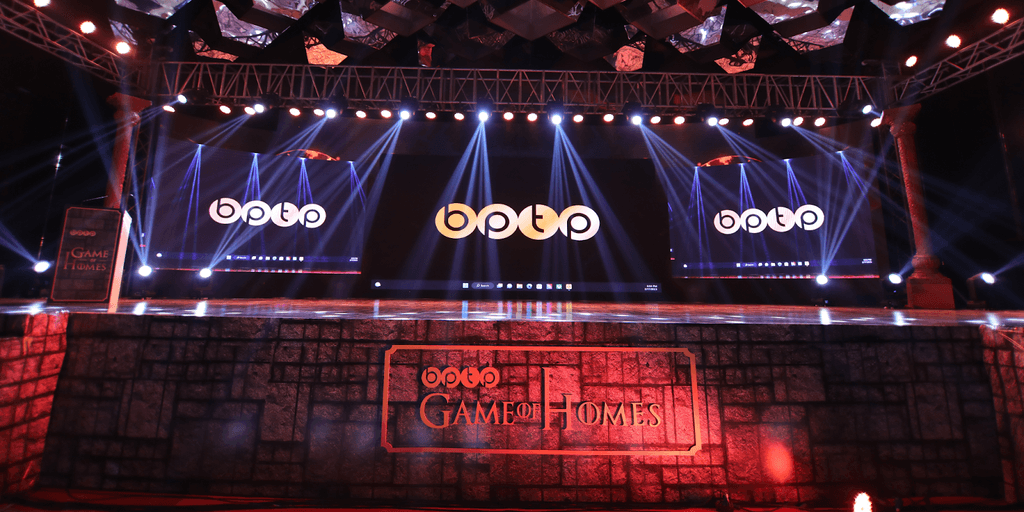 "Stage setup for a Circus INC event, showcasing their commitment to creating innovative, human-centered event experiences with clear design.