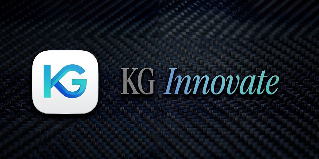 Logo of KG Innovate, a company focused on AI-driven systems for better decision-making and operational efficiency.