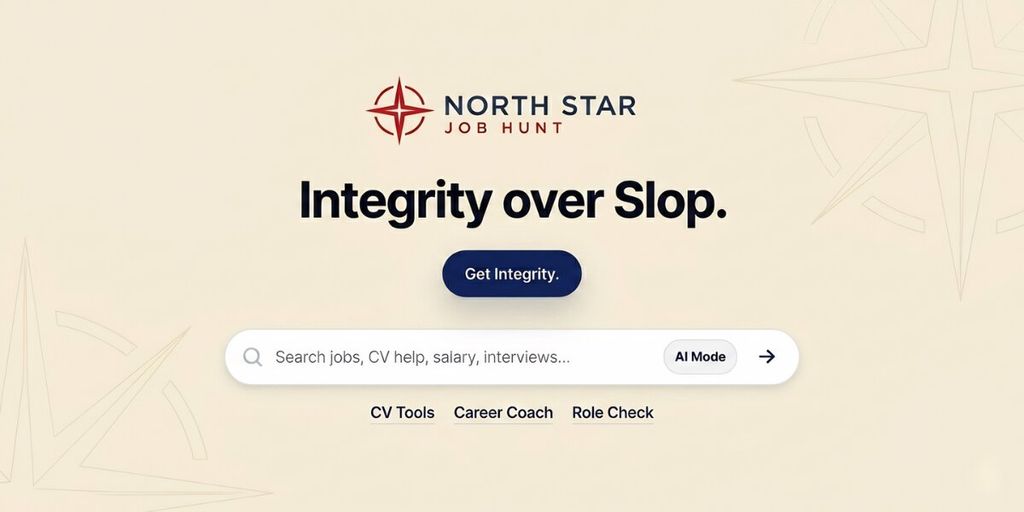 North Star Job Hunt dashboard showing AI-powered career tools, application tracking, and candidate workflow management platform.