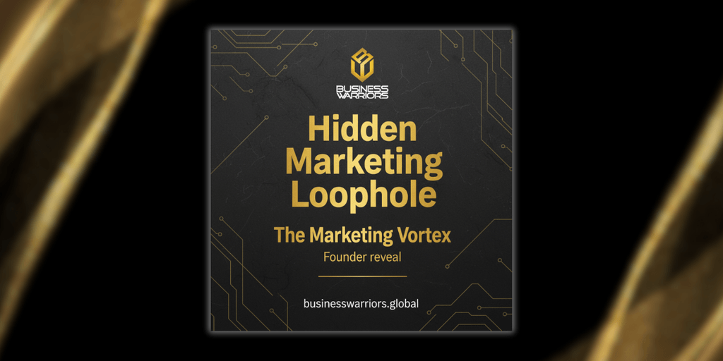 "Jarrod Harman, CEO of Business Warriors, leading innovative marketing strategies with the Marketing Vortex to drive business growth."
