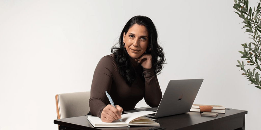 The image features Mari Milenkovic, founder of With Mari, offering a strategic, human-centered approach to scalable marketing systems for founders.