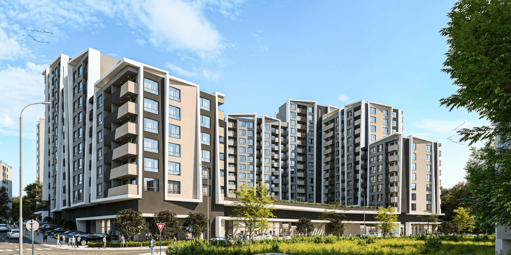 "TV Property Ltd.'s modern residential development, showcasing the company’s commitment to high-quality, sustainable, and innovative real estate projects."