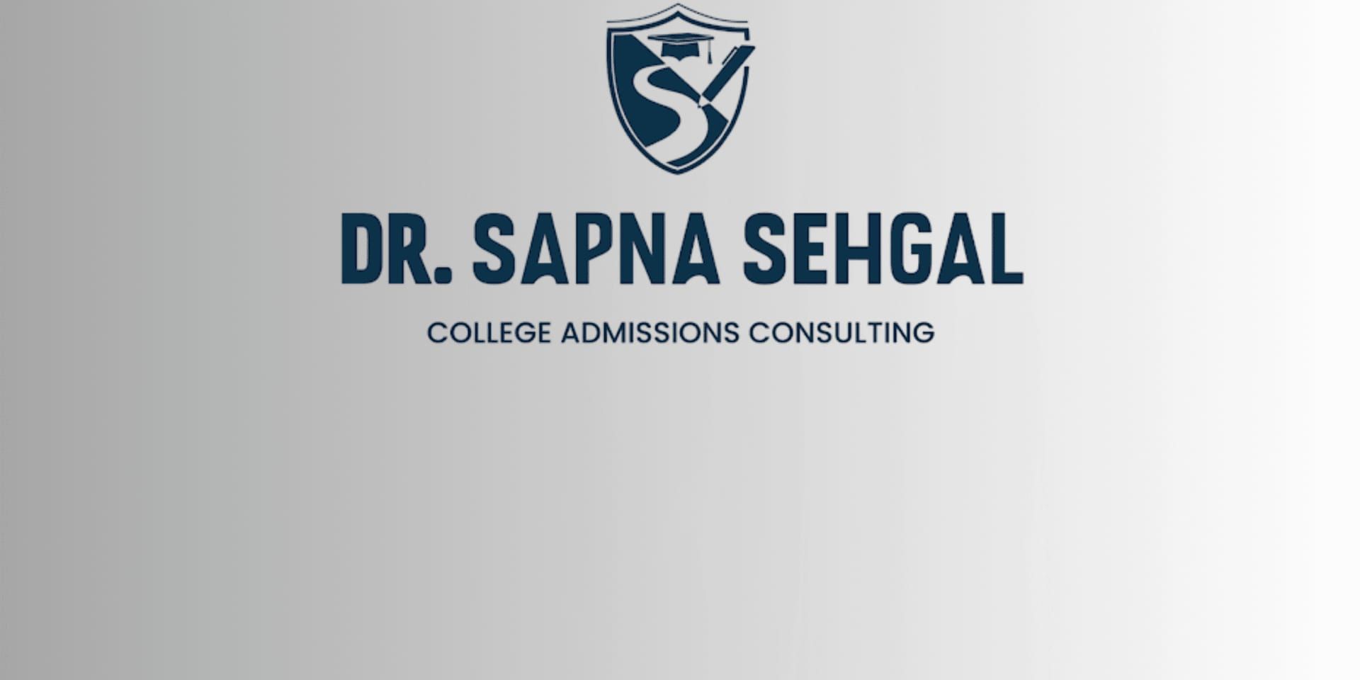 Dr. Sapna Sehgal College Admissions Consulting