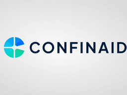 Logo of ConfinAid featuring a circular design and modern typography