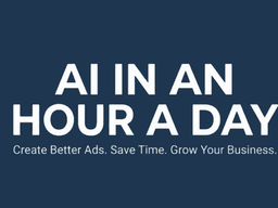 Text promoting AI for advertising efficiency and business growth