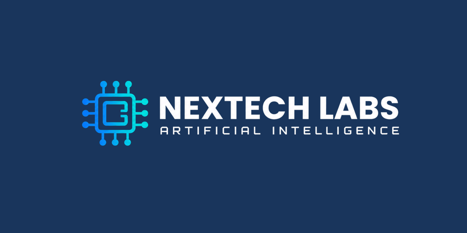 Logo for Nextech Labs featuring a circuit design and the text "Artificial Intelligence"