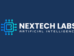 Logo for Nextech Labs featuring a circuit design and the text "Artificial Intelligence"