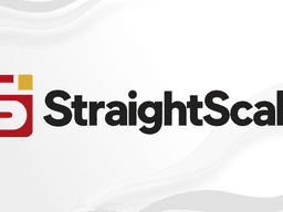 Logo of StraightScale featuring a stylized "S" and the company name.