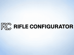 Logo featuring "FRC" and "RIFLE CONFIGURATOR" on a blue background
