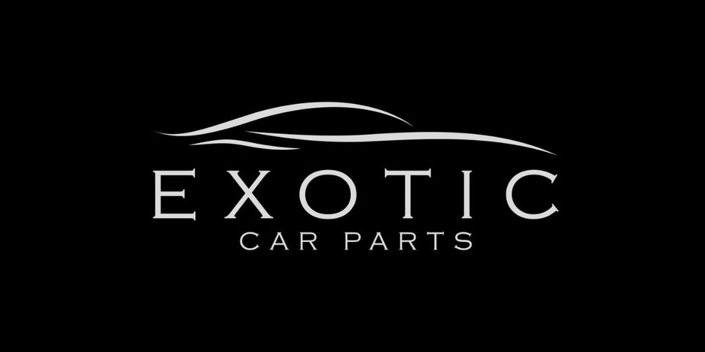 a sleek, minimalist logo for Exotic Car Parts, showcasing the brand's focus on luxury car parts.