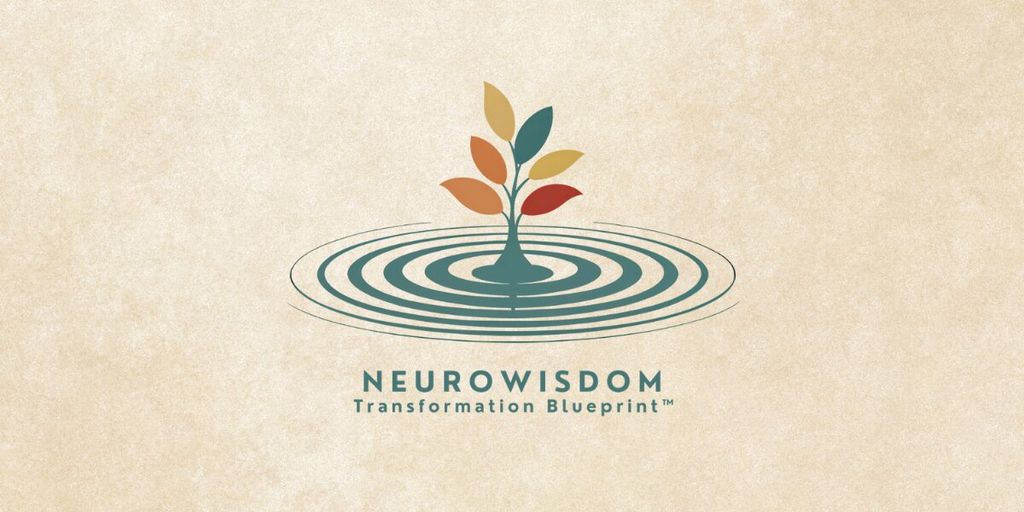 the Neurowisdom™ Transformation Blueprint logo, symbolizing growth, inner alignment, and sustainable transformation in coaching.