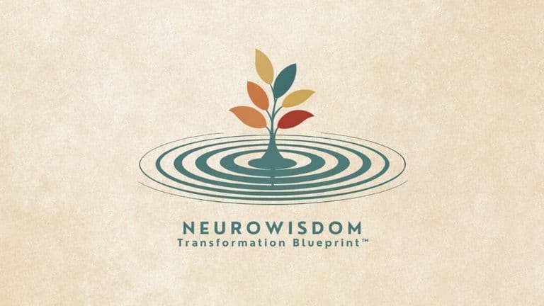 the Neurowisdom™ Transformation Blueprint logo, symbolizing growth, inner alignment, and sustainable transformation in coaching.