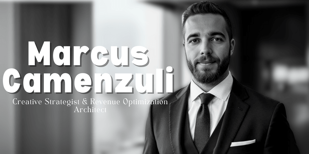 Marcus Camenzuli, Creative Strategist and Revenue Optimization Architect, known for transforming broken funnels into profitable marketing strategies.