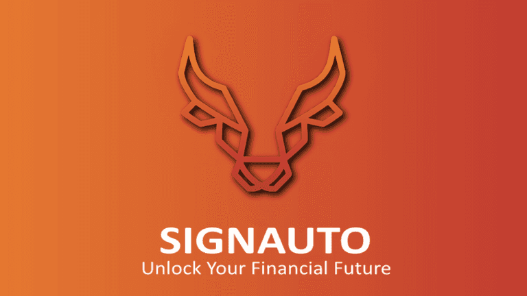 Signauto.io logo featuring a stylized bull symbolizing strength and determination in AI-powered automated trading for financial success.