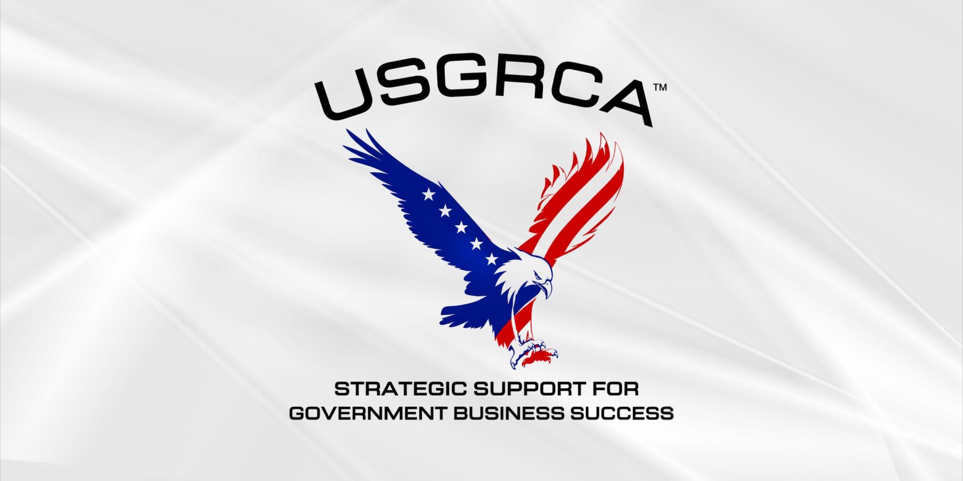 USGRCA logo on a white background with a patriotic eagle and the slogan “Strategic Support for Government Business Success.”