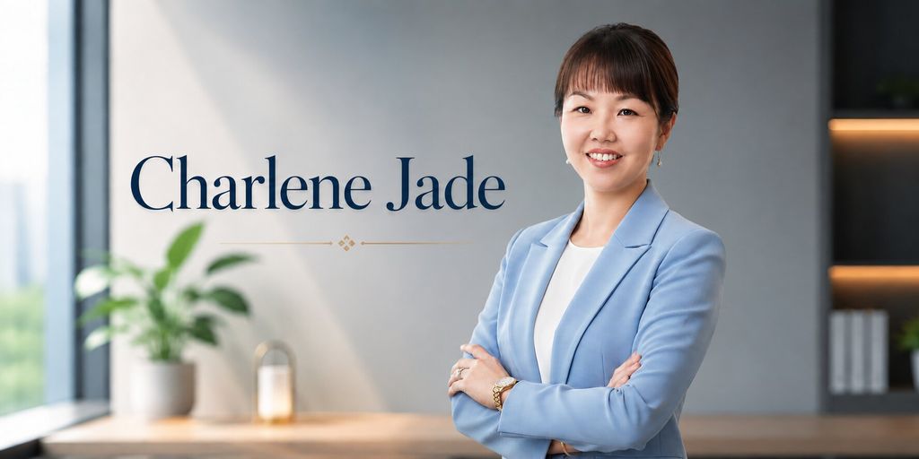 Charleen Jade, business coach and founder of Charlene Jade Studios, promotes authentic personal branding through storytelling.