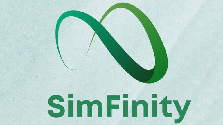 SIMFINITY logo: representing seamless global connectivity, offering secure, affordable, and innovative eSIM solutions for travelers and businesses.
