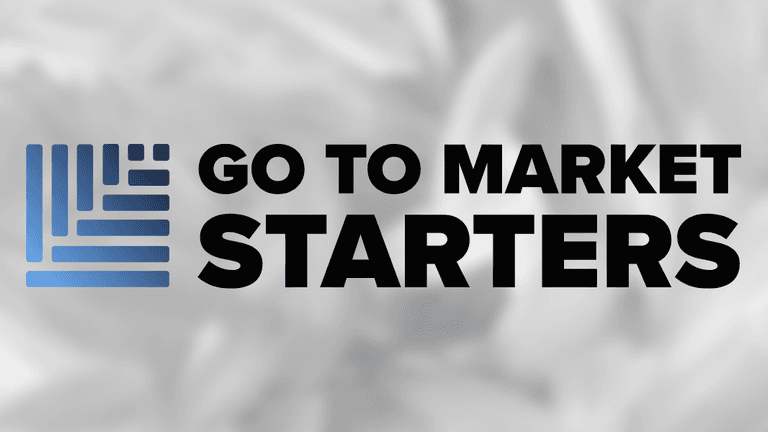 Logo for Go To Market Starters, a startup growth firm specializing in go-to-market strategy and execution support.