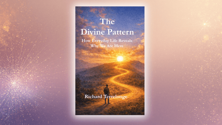 Book cover of "The Divine Pattern" by Richard Terrelonge, exploring spirituality in everyday life.