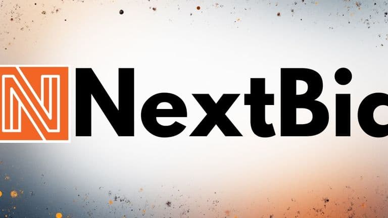 "NextBid logo, symbolizing AI-driven construction intelligence that streamlines compliance, specs, and safety documentation."