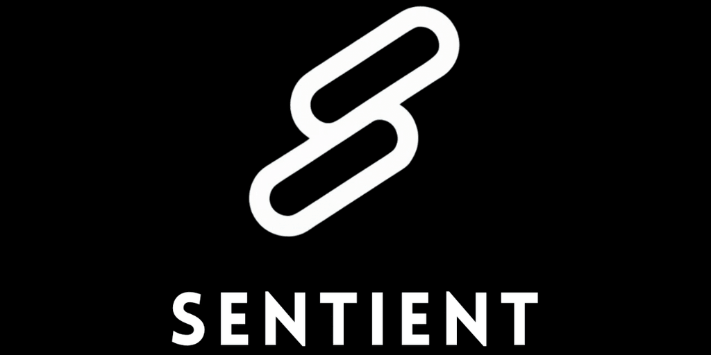 Sentient Agency logo - AI-driven digital media company co-founded by Louis Gleeson and Ivan Acuña, reaching over 25 million followers across multiple platforms.