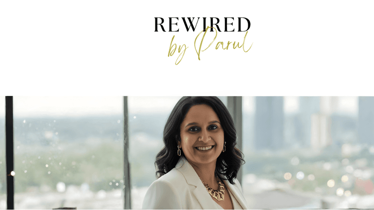 Parul Sharma, Neuroscience Strategist and Founder of Rewired by Parul, empowering women leaders through neuroscience, techquity, and community.