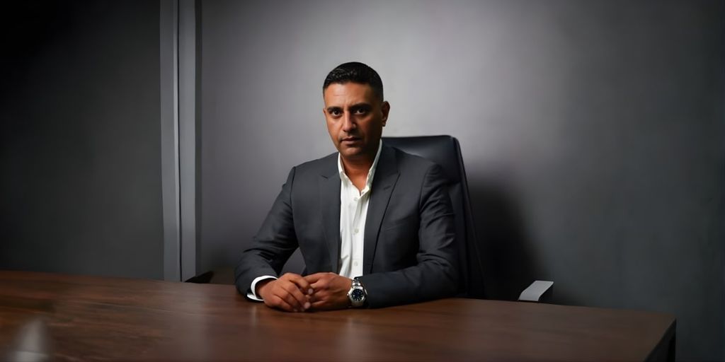 Mohamed El Mahdy, CEO of El Homes Development, exudes professionalism while leading sustainable luxury real estate innovations.