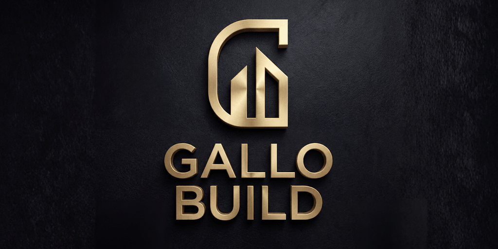 Gallo Build’s logo representing Francesco Gallo’s innovative, psychology-driven approach to luxury construction, blending design with emotional resonance.