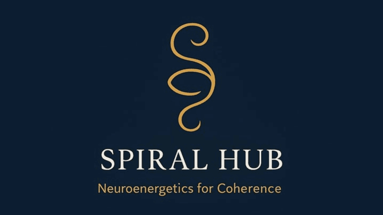 "Spiral Hub logo, symbolizing the integration of neuroscience and somatic principles for enhancing clarity and leadership performance."
