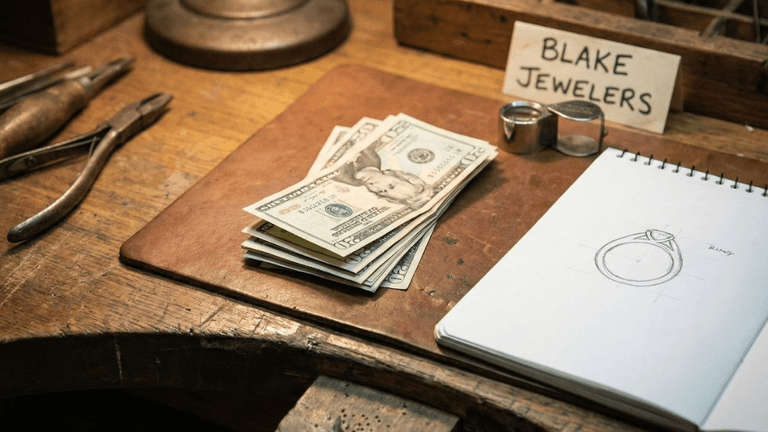 "Blake Jewelers CEO, Blake Shelhamer, showcasing a technology-driven jewelry brand focused on innovation, transparency, and customer-centric experiences."