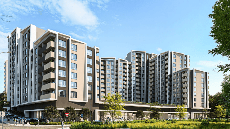 "TV Property Ltd.'s modern residential development, showcasing the company’s commitment to high-quality, sustainable, and innovative real estate projects."