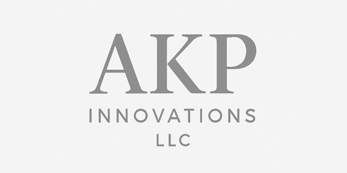 Logo of AKP Innovations LLC, a sleek, modern design symbolizing cutting-edge innovation and professional services in the industry.