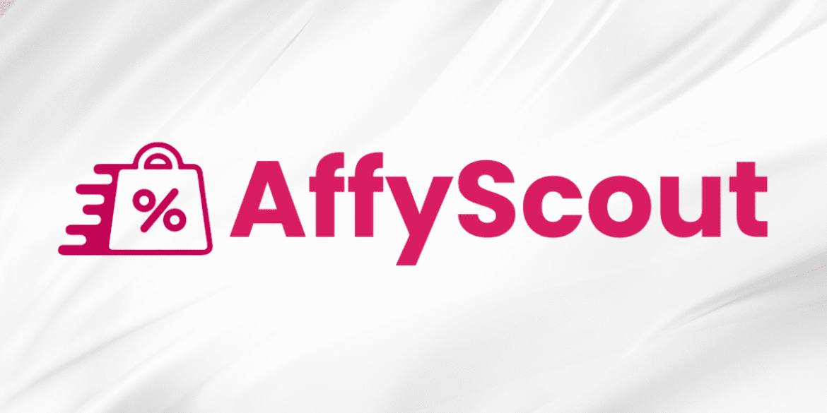 AffyScout logo with a shopping bag and percentage symbol, representing AI-powered affiliate marketing for Amazon sellers' growth.