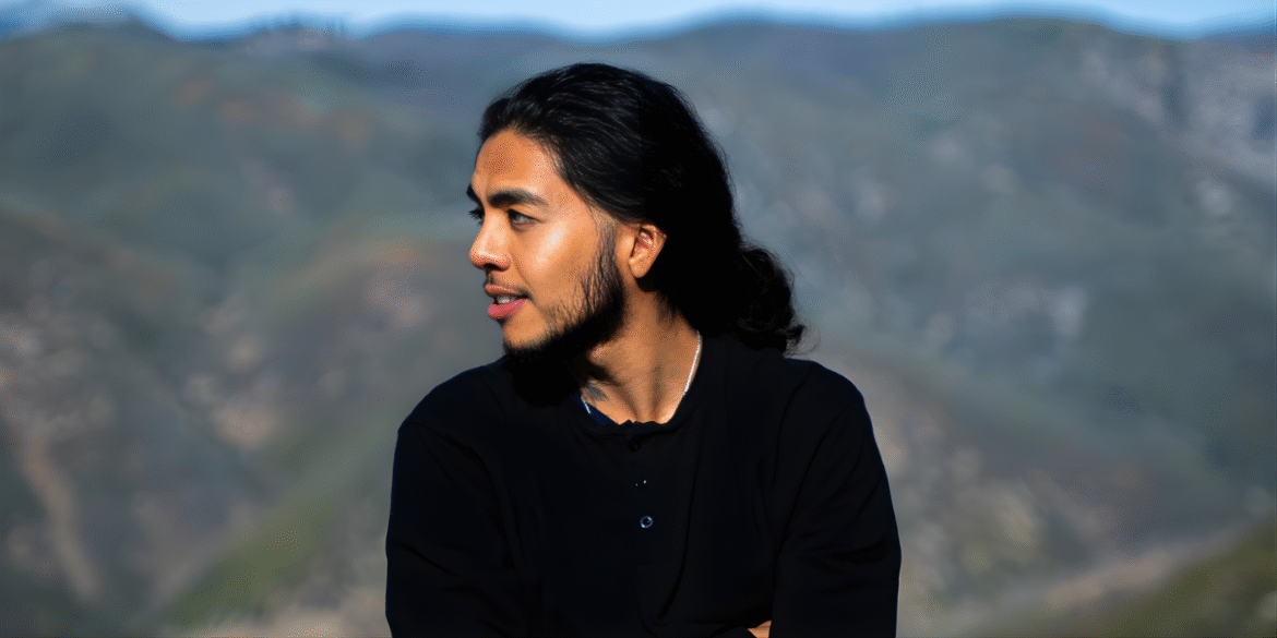 Almachize reflecting in nature, embracing his journey toward personal freedom and sovereignty.